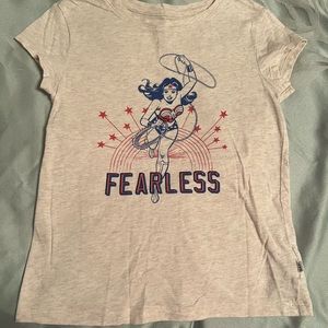Gap Wonder Woman short sleeve top girls small EUC